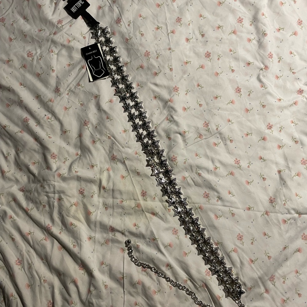 Hot Topic Silver Star Belt